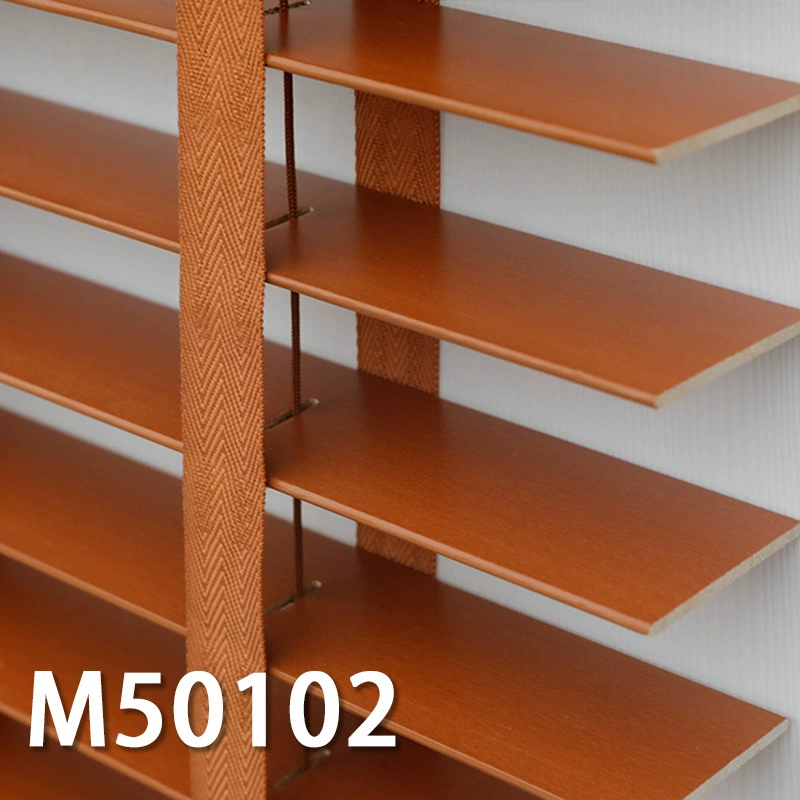 Basswood Solid Wood Blinds (Fugelin) — 5 cm Slats, Custom Width & Height