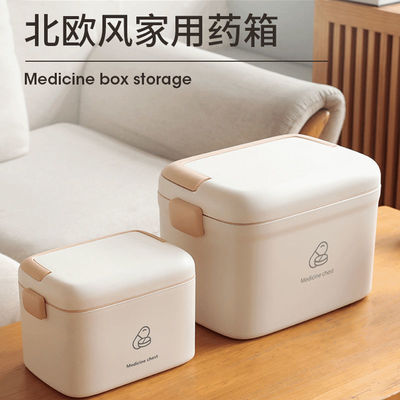 medicine chest medical box household capacity Medical care First aid kit drugs Meet an emergency storage box Homewear medical box