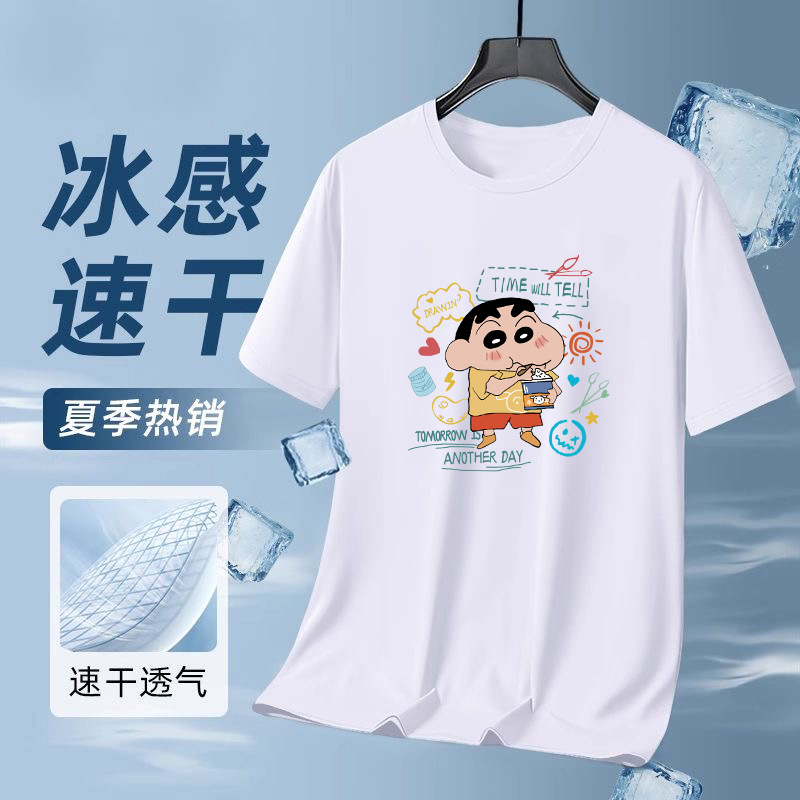 Camiseta de manga corta creativa de diseño de calamar para hombres y mujeres 2026 explosión de impresión pareja de verano camiseta suelta para mujeres