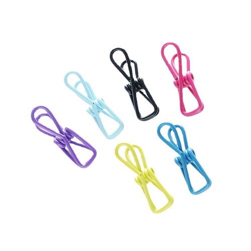 Pack of 10 colorful multi-functional clothes drying clips, creative non-slip clothes clips, sealing clips, portable fixed photo clips