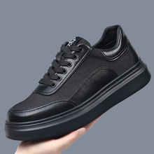男士厚底小白鞋潮流百搭男款运动板鞋男鞋时尚休闲鞋子男一件代发