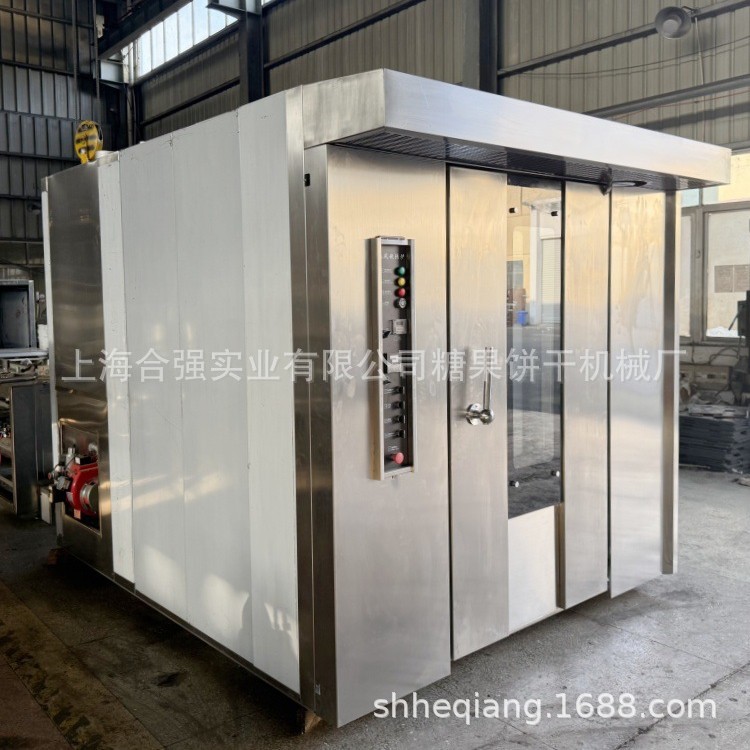 厂家直供 64盘热风旋转烤箱 面包烤箱 双车旋转炉 燃气旋转炉优惠