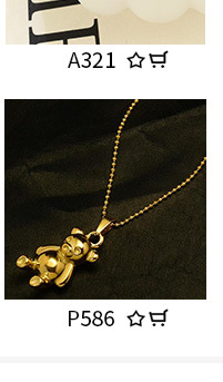 new stainless steel keel chain men and women hip-hop gold-plated necklace