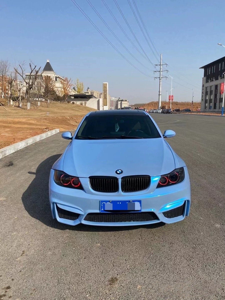 Suitable for 05-12 Bmw E90 Modified M4 Body Kit 3 Series M3 Front Bumper Rear Bumper Set Tail Throat