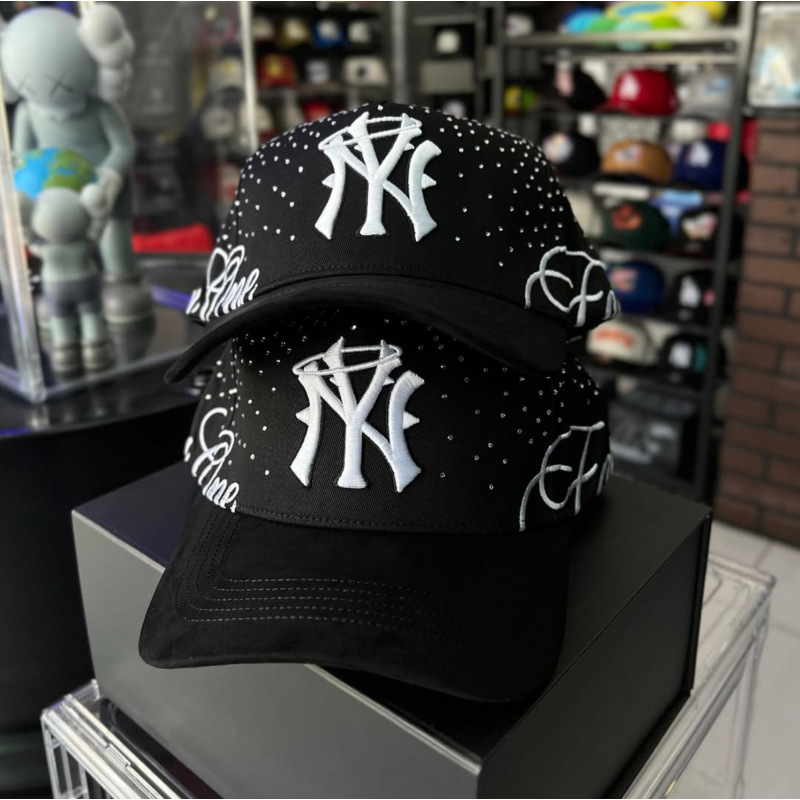 Tendencia transfronteriza hip hop Dandy Dandy sombrero con letras de diamante sombrero de pato doblado a lo largo del sombrero de béisbol image 57