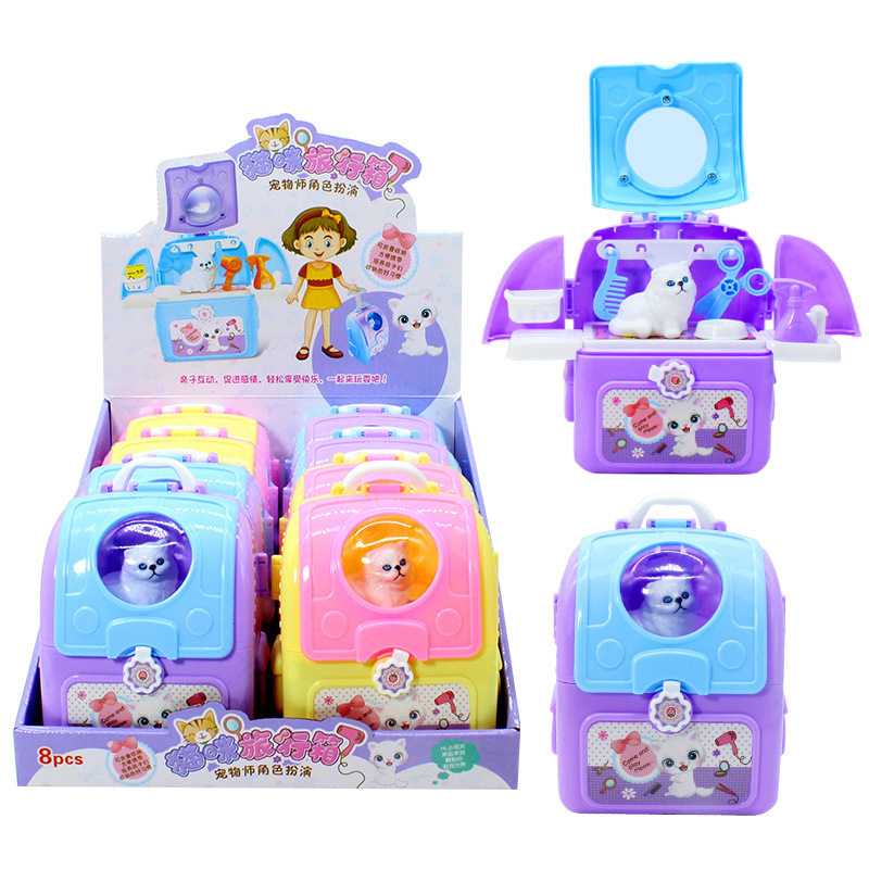 New Kidsren's Play House Pet Cat Travel Toy Box Set Small Gift Artificial Foldableing Storage Bag