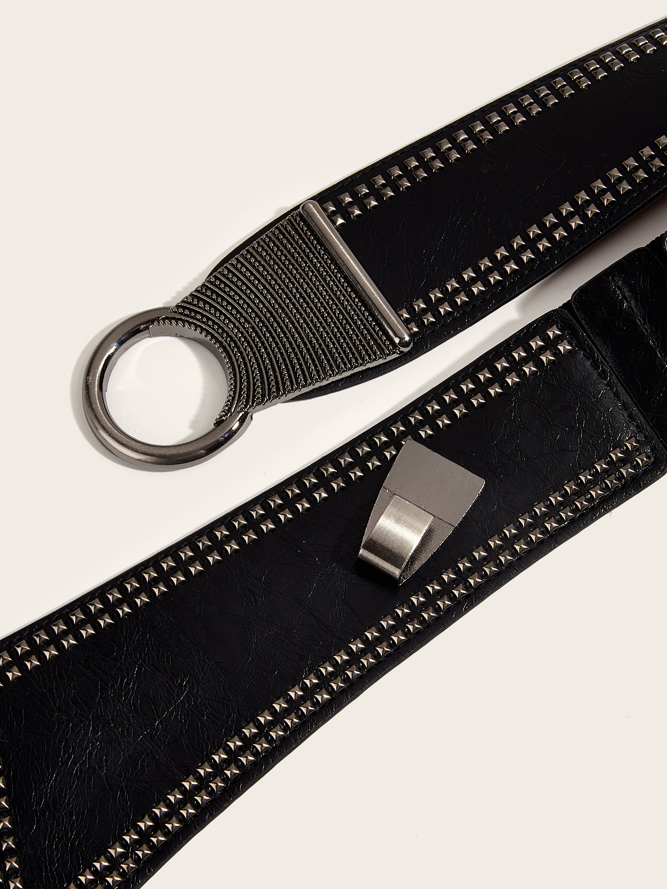 Plating Design Simple Style Style Simple Style Geometric Pu Leather Alloy Plating Women's Leather Belts