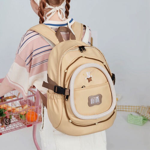 Original Etaishow Student School Bag for Commuting, Cute Dual Shoulder Bag for Girls, High Fashion Style Backpack for High School Students