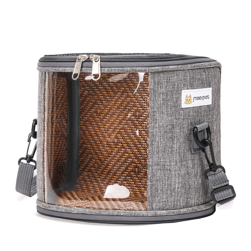 Переноска-сумка для мелких животных серая большая