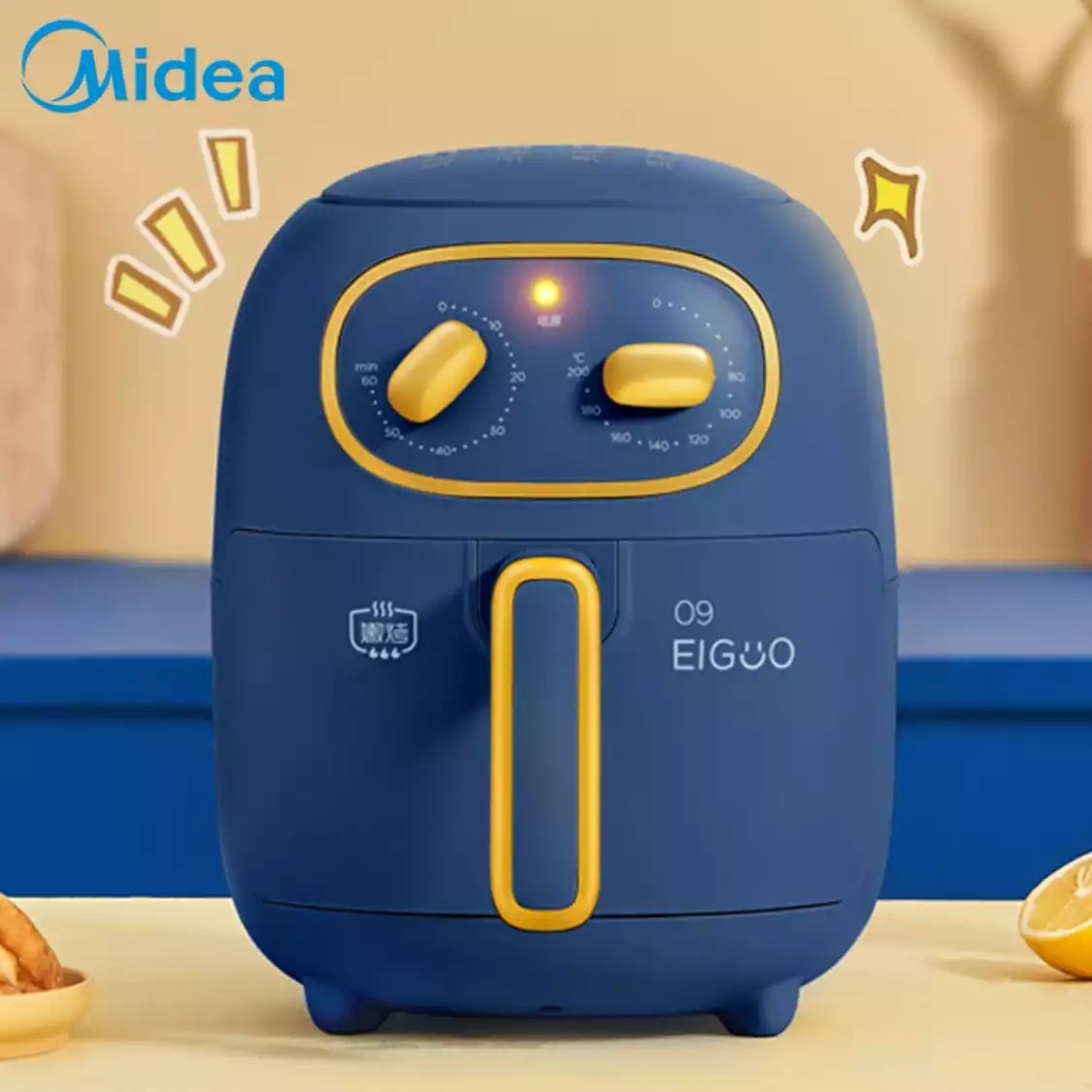 美的（Midea）捣蛋鬼空气炸锅无油智能电炸锅煎炸锅3L KZ30E206L