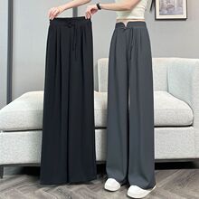 新新品阔腿裤女西装裤春秋新款新品夏季薄款窄版直筒新品裤子