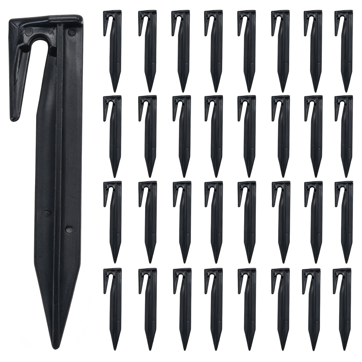 Cross-Border Supply of 8.5cm Plastic Pressed Line Ground Nails Lawn Mower Garden Boundary Line Ground Nails Lawn Cable Signal Line Nails