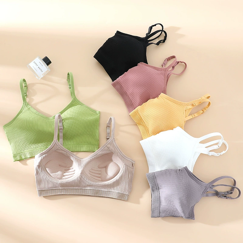 心盼 Tube top, push up bra, wireless bra, protective underware, clips included, lifting effect