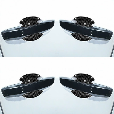 Anti-Scratch Car Handle Protective Film | Other Automotive Interior Supplies - door-bowl-4-piecesset-black-diamond-large-size