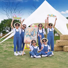 儿童表演服;舞蹈鞋;童汉服