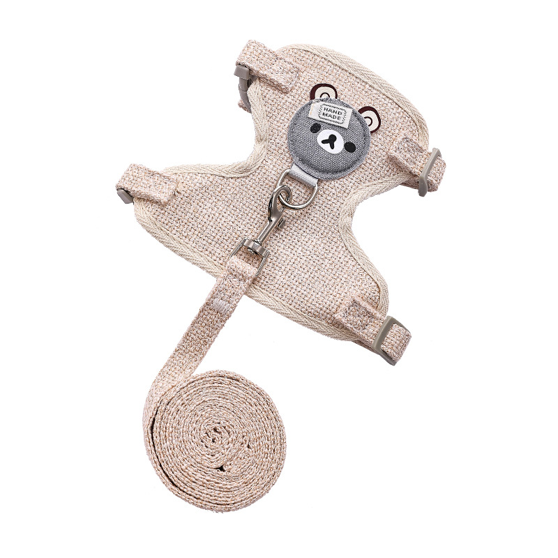 Chaleco correa de perro cachorro Teddy correa de pecho gato fuera anti-rotura gato caminando cuerda gato cadena Cadena de perro