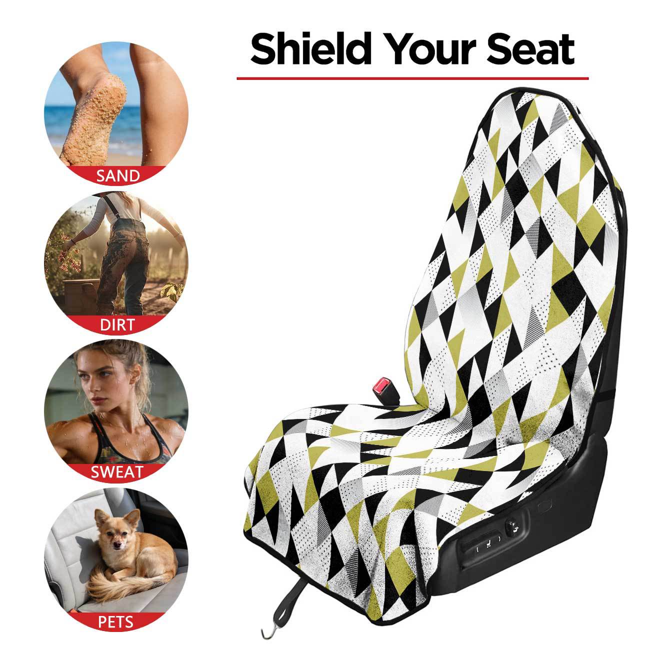 Car seat towel cover for front seats, suitable for gym and exercise, universal for all seasons, car use 171