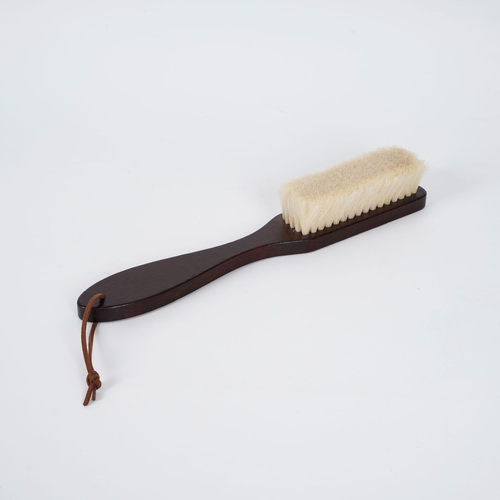 Cepillo de Zapatos de Pelo de Caballo de Madera de Haya, Descontaminación y Cuidado, para Calzado y Ropa