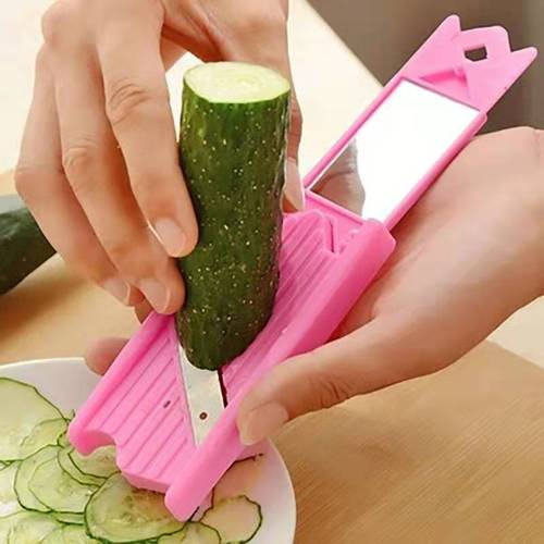 Cucumber beauty slicer with mirror, mask knife, manual peeling cucumber mask peeler, peeling gadget