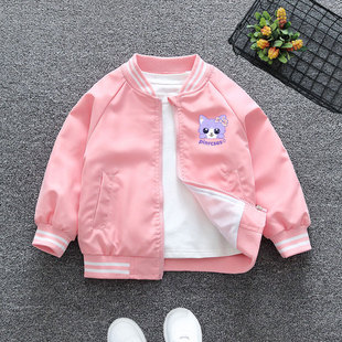 Girls' Internet Red Coat 2025 Spring and Autumn Fashionable Children's Short Thin Casual Little Girl Trendy Coat