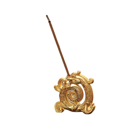 Mini incense stick incense seat household aromatherapy furnace alloy small wire incense burner Zen retro sandalwood burner vertical agarwood burner
