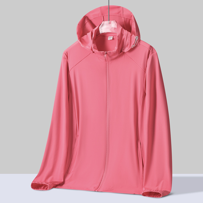 Ropa de protección solar UPF50 + ropa de protección solar de mujer al aire libre para hombres, gorra de borde grande desmontable con hielo, ropa de piel transpirable de verano image 8