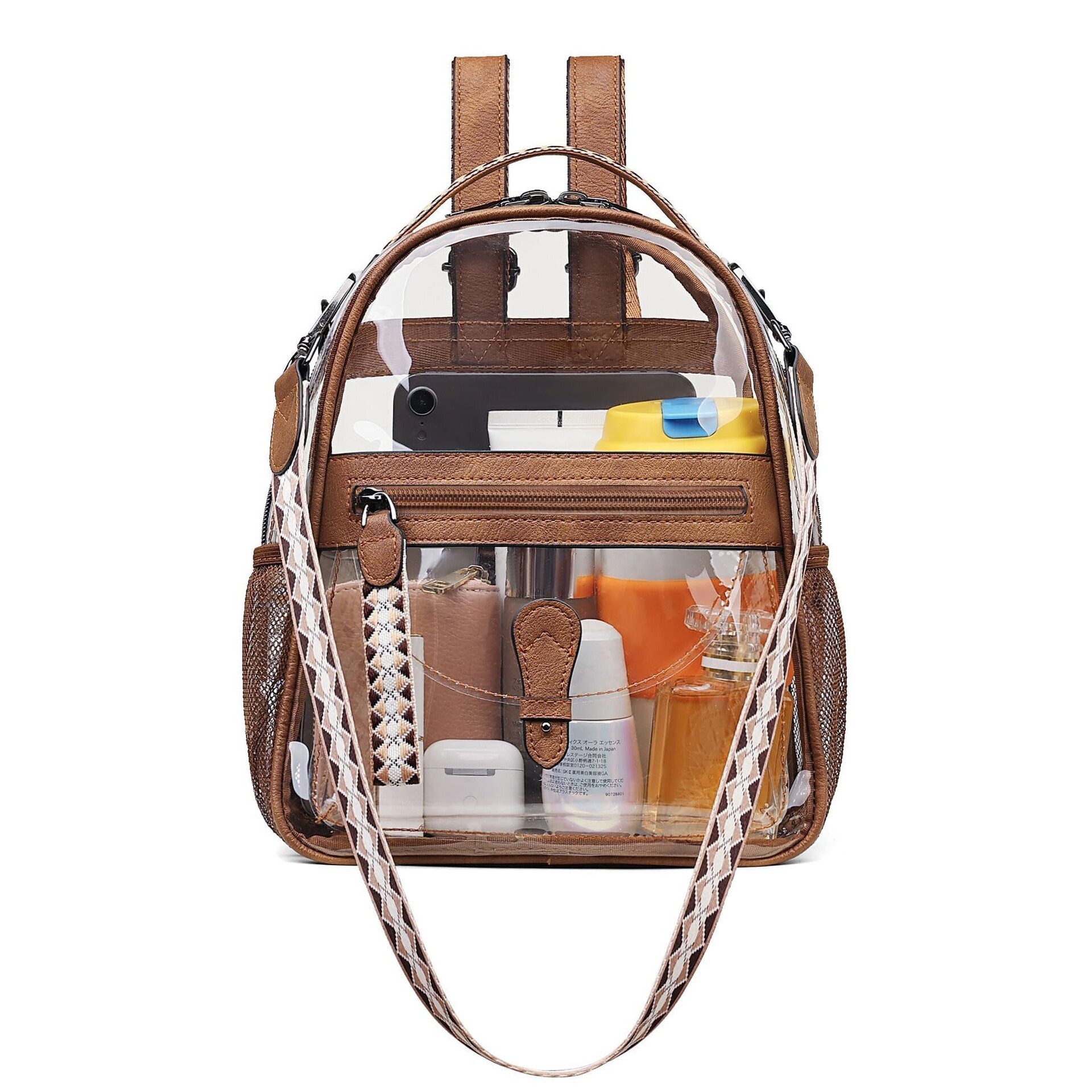 Transparent summer backpack