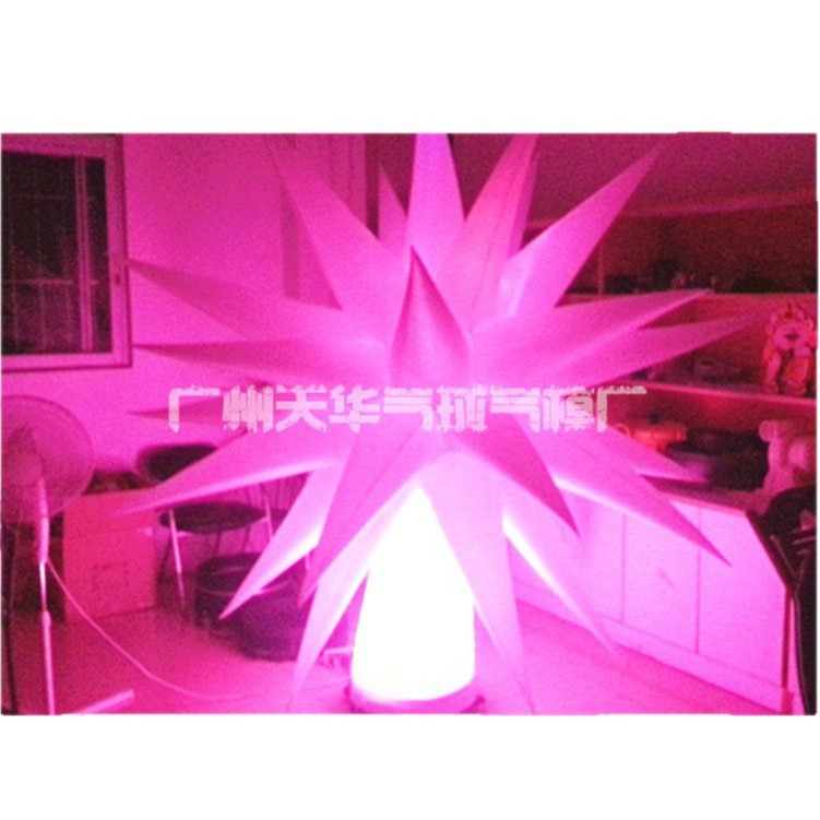 Fábrica al por mayor exportación LED control remoto luz inflable modelo, cambio de color publicidad luminoso modelo inflable