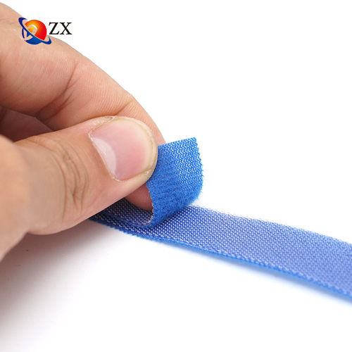 Nylon hook and loop fastener double-sided colorful Velcro straps cable ties back-to-back Velcro straps