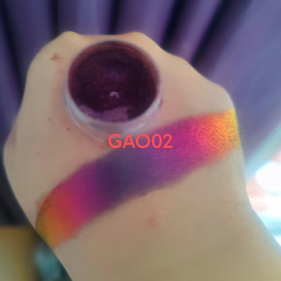 跨境新品multichrome pigment 高光渐变光学变色龙偏光粉0.2g