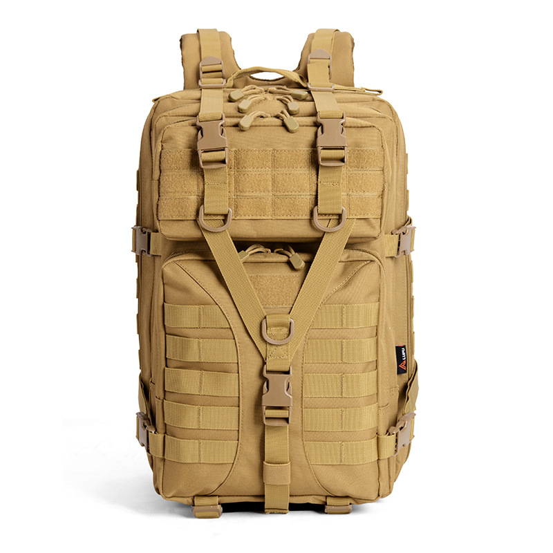Transfronterizos personalizados al aire libre recargable trekking bolsa de montaña de gran capacidad viaje multifuncional mochila táctica de hombro