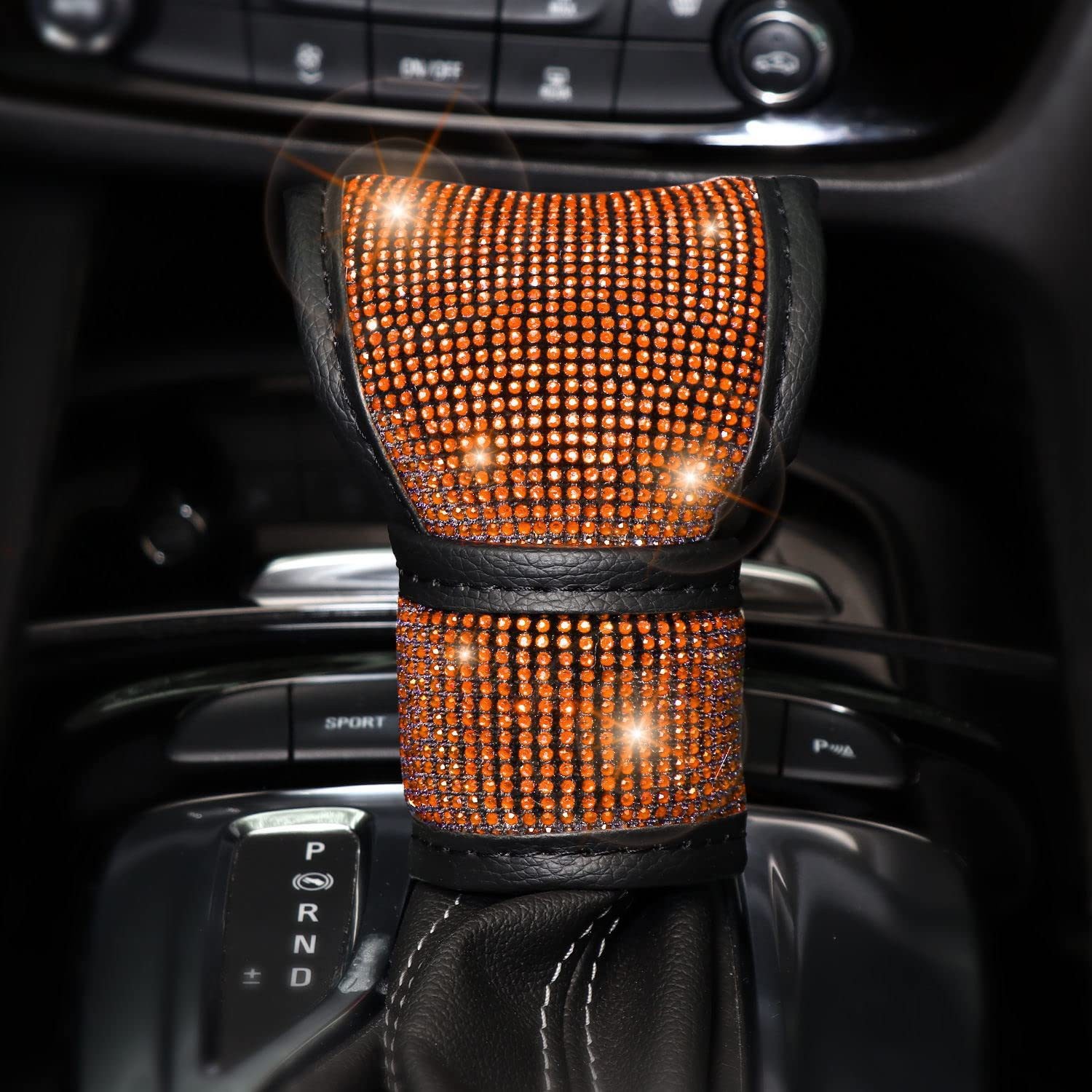 Car Steering Wheel Cover Diamond Style New Model Universal for All Seasons Seatbelt Cover Multi-Piece Set Coaster Steering Wheel Protective Cover