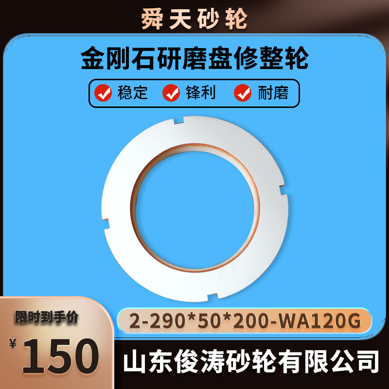 舜天牌 金刚石研磨盘修整轮 2-290*50*200-WA120G 白刚玉材