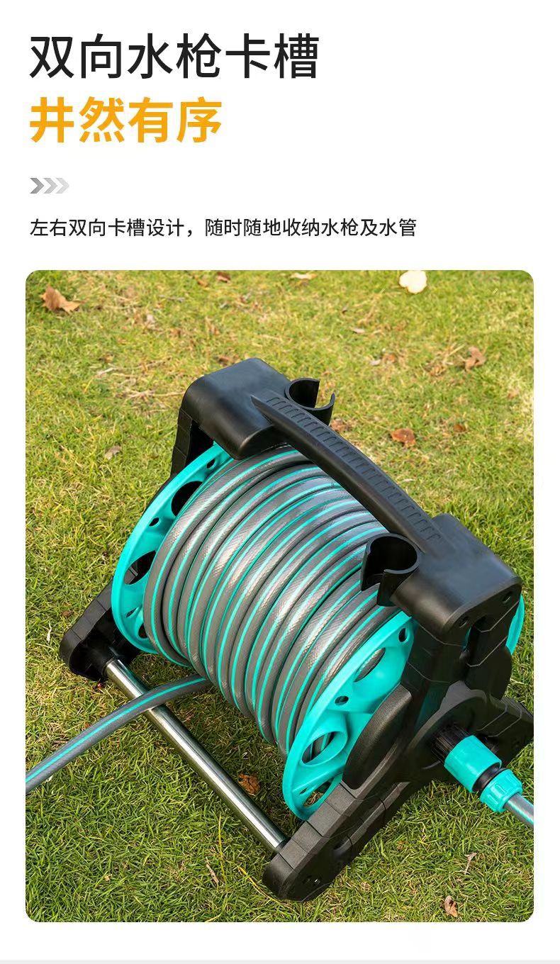 Household High-Pressure Car Wash Water Gun Hose, Garden Hose, Plastic Pipe, Hose for Watering Flowers, Hose for Connecting to the Water Faucet Set