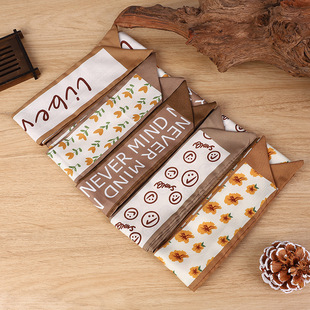 New long all-match silk scarf tie hair band Bow letter floral ribbon tie bag hand gift silk scarf ribbon
