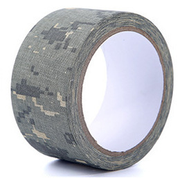 Cinta a base de tela de camuflaje Camuflaje biónico para exteriores de alta adherencia Camping verde militar impermeable de la jungla resistente al desgaste cinta de algodón