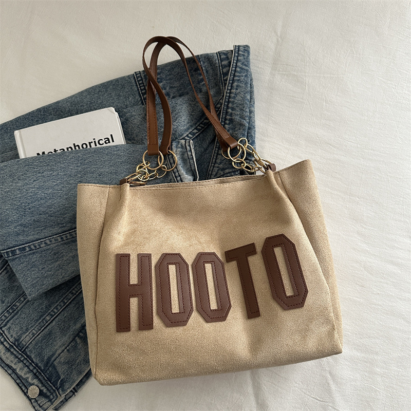 Bolsos casuales Bolsos de hombro para estudiantes de clase 2024 Nuevo bolso de lona simple Bolso de viaje de gran capacidad