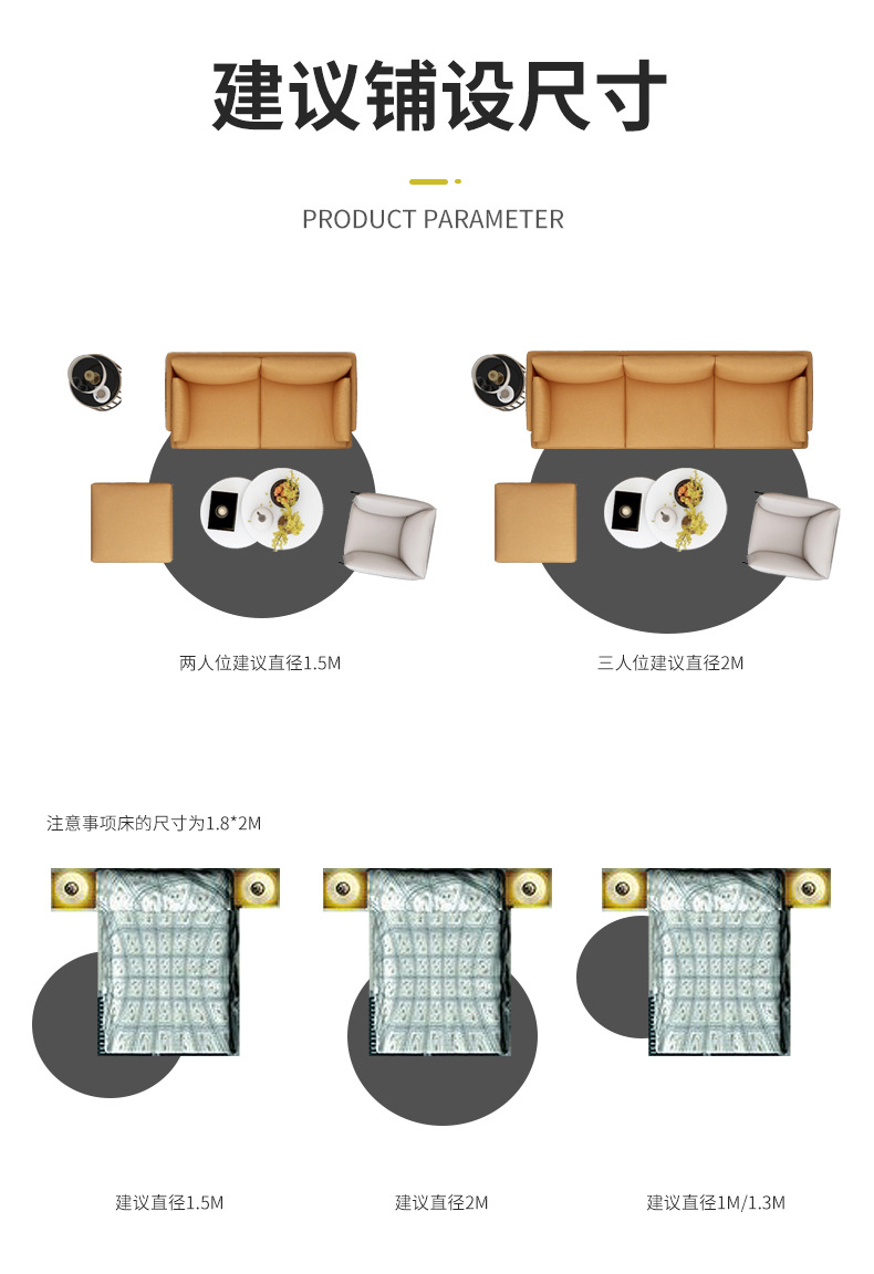 地毯,地垫,脚垫,扎染地毯,圆形地垫,书桌椅地毯,茶几脚垫,客厅地垫