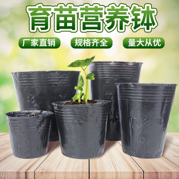 Nutrition Cup Nursery Cup Disposable Black Nutrition Cultivation Bag…