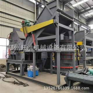 断桥铝金属破碎机 废铝粉碎机成套设备 废铁撕碎机10吨金属搓球机