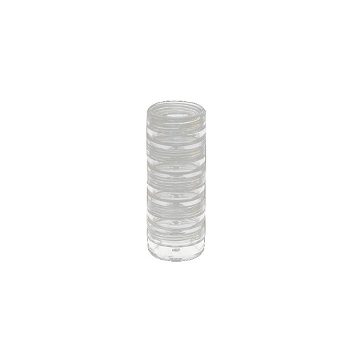 Cream loose powder transparent packaging box compressed facial mask paper bubble bottle 5 conjoined 5g cosmetics travel packaging bottle empty bottle