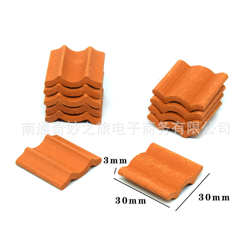 Pequeños albañiles modelo de construcción de ladrillos azulejos de los niños hechos a mano DIY casa Villa simulación mini ladrillo