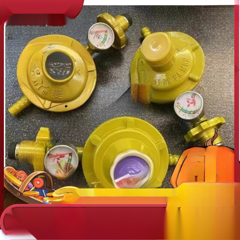 批发液化气防爆减压阀家用煤气罐钢瓶低压阀煤气灶阀带表稳压阀门