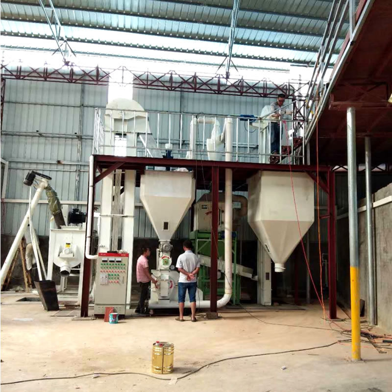 时产1000kg猪饲料颗粒机成套设备价格 蛋鸡粉料颗粒饲料生产线