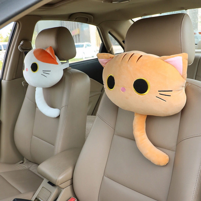 Cartoon Cat Car Headrest Pillow 14