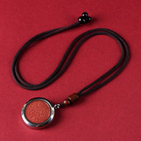 Натуральный открывающийся кулон, карманные часы, коробка, ожерелье, цвета киновари, зеркальный эффект, оптовые продажи