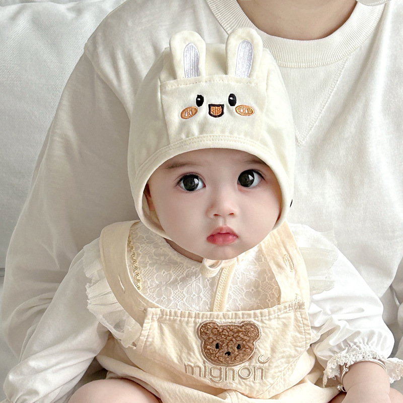 Gorros para bebés y niños pequeños, sombreros para los oídos, modelos delgados de primavera y otoño para bebés, hombres y mujeres lindos y súper lindos, gorras de neumáticos para recién nacidos