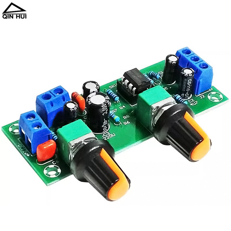 10-24V Single Power Supply Super Subwoofer Preamplifier Board Low-Pass Filter Board Preamplifier Tone Board Preamplifier Finished Board
