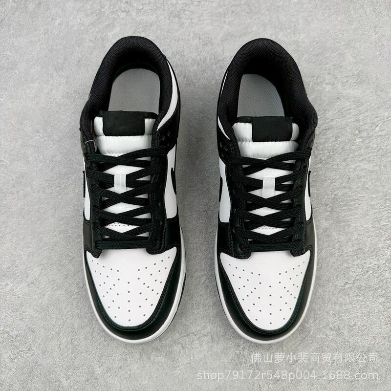 Putian Chunyuan Высокая версия Air Force №1 AJ1 Low Lightning Dun Dunk Черно-белый Panda мужские спортивные туфли