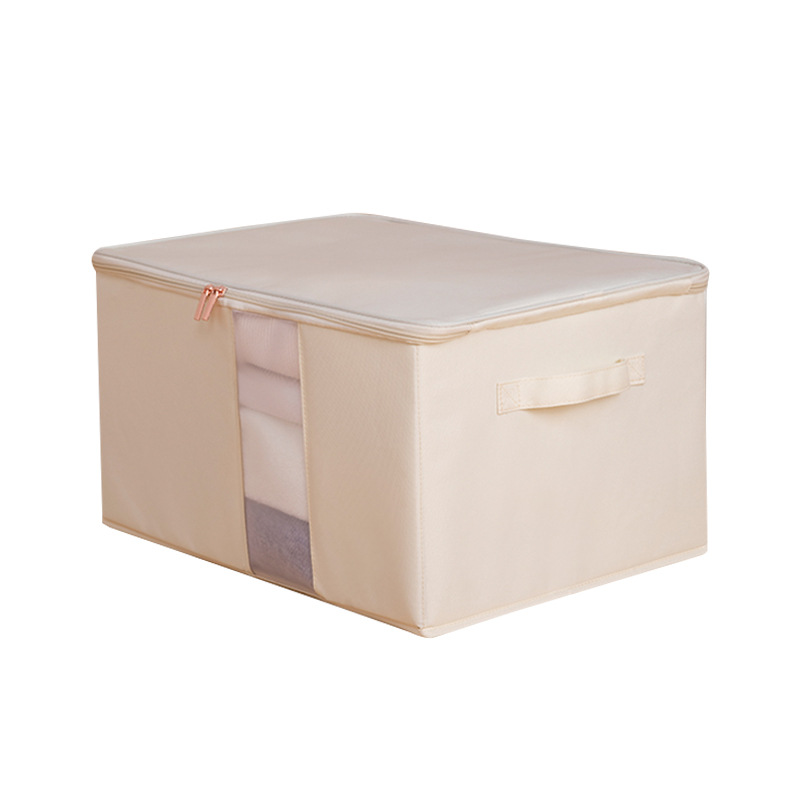 Nueva perspectiva caja de almacenamiento de malla con cremallera plegable organizador de armario caja de almacenamiento de artículos diversos caja de almacenamiento de cajón